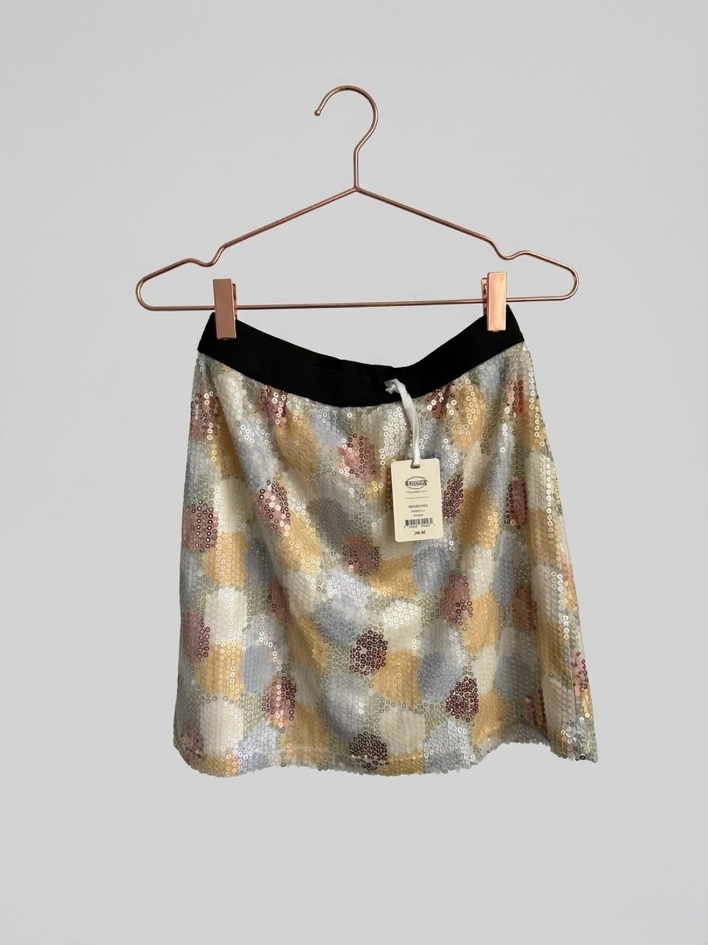 Fossil Sequin Geometric Hexagon Mini Skirt Multi-Color size XS